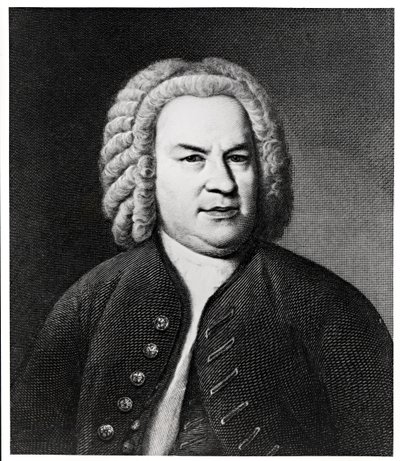 Retrato de Johann Sebastian Bach, compositor alemão de Elias Gottleib Haussmann