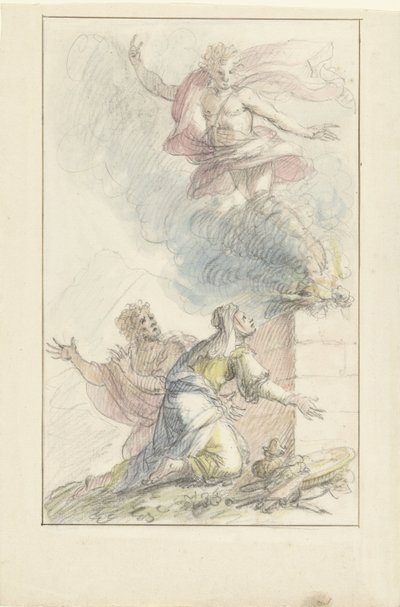O sacrifício de Manoah de Elias van Nijmegen