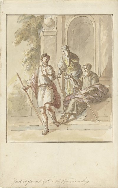 Jacob foge de sua casa paterna de Elias van Nijmegen