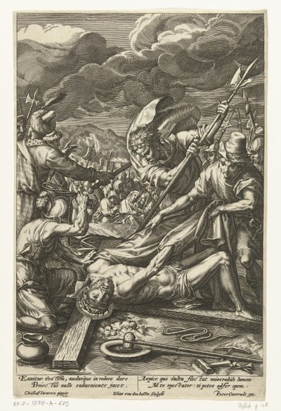 Cristo despojado de suas roupas Paixão de Cristo (título da série) de Elias van den Bossche
