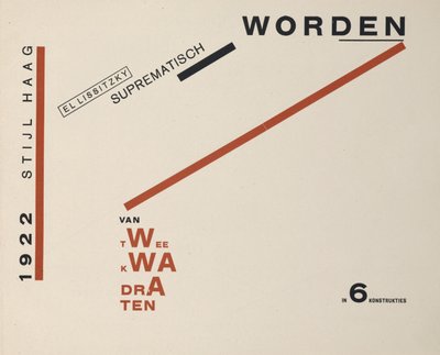 Aproximadamente Dois Quadrados, 1922. de Eliezer Markowich Lissitzky
