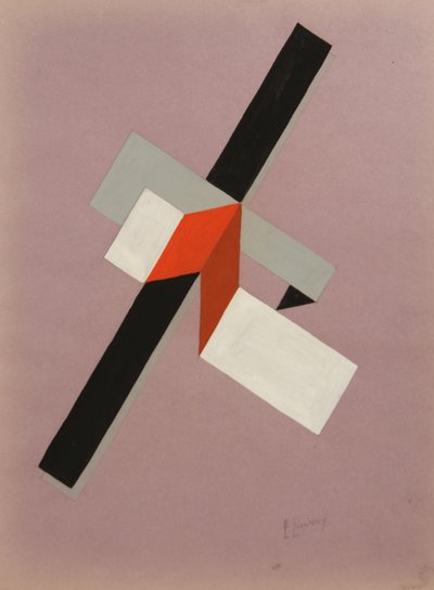 Proun, ca 1923 de Eliezer Markowich Lissitzky