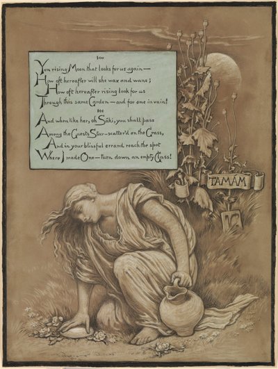 (Ilustração para o Rubáiyát de Omar Khayyám) In memoriam de Elihu Vedder