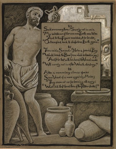 (Ilustração para o Rubáiyát de Omar Khayyám) O Pote Indigno de Elihu Vedder