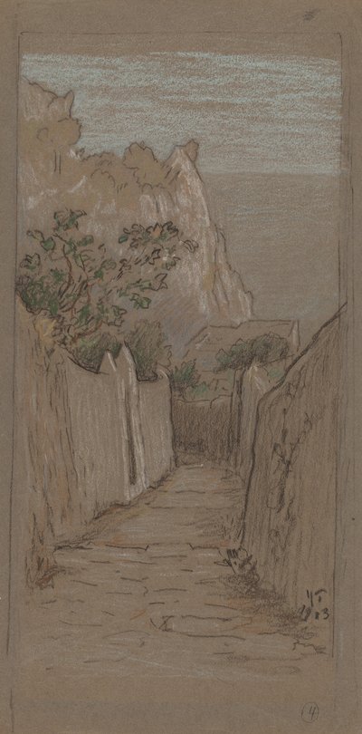 Capri, 1913. de Elihu Vedder