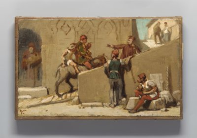 A fábula do moleiro, do seu filho e do burro. de Elihu Vedder