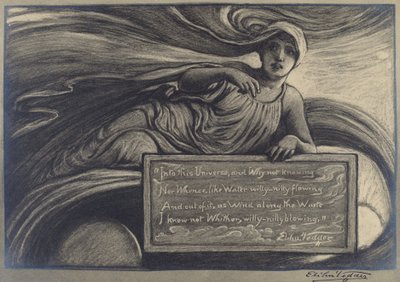No Universo, final do século 19 e início do século 20. de Elihu Vedder