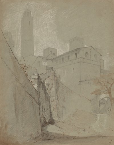 Orvieto, c. 1890. de Elihu Vedder