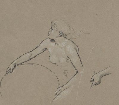 Estudos para Figura da Primavera de Elihu Vedder