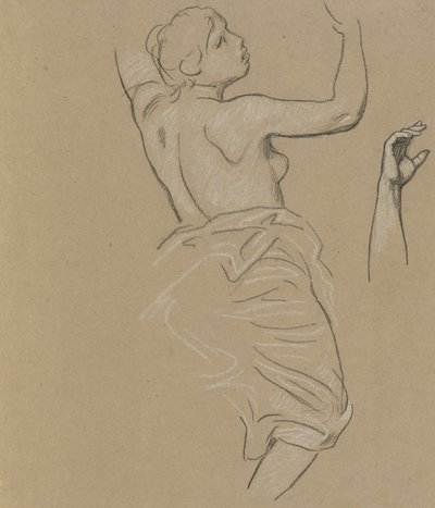 Estudo para a Figura do Outono de Elihu Vedder