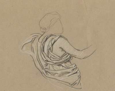 Estudo para Figura de Outono de Elihu Vedder