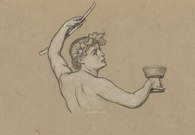 Estudo para a Figura do Outono de Elihu Vedder