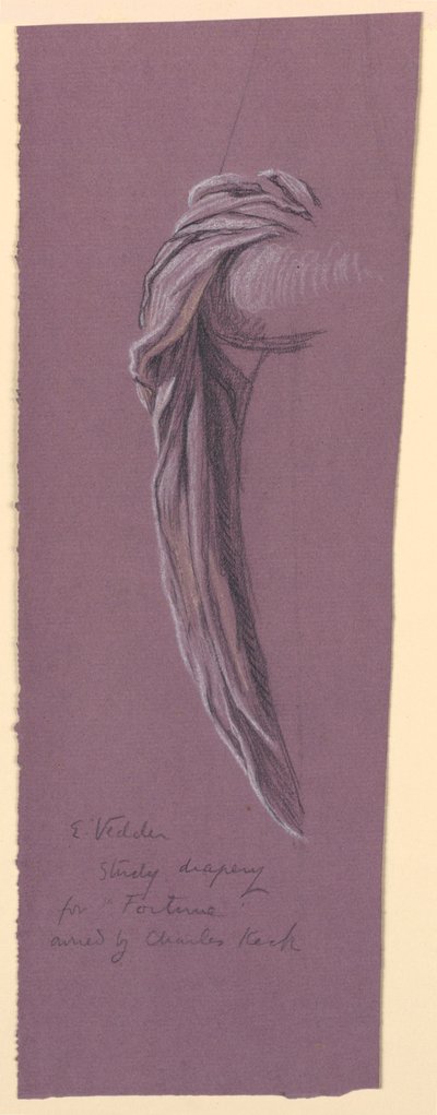 Estudo para "Fortune" de Elihu Vedder