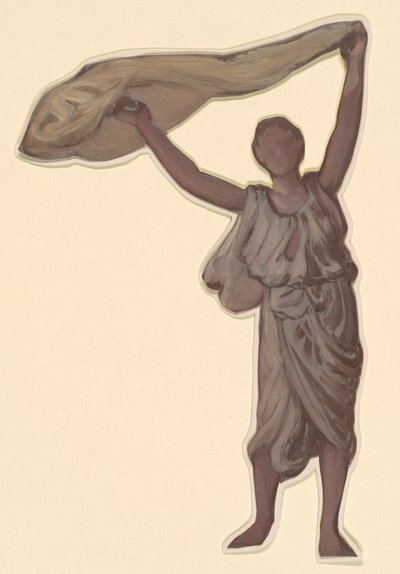Estudo para "Banho de Meninas Gregas" de Elihu Vedder