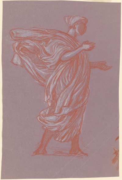 Estudo para "Banho de Meninas Gregas" de Elihu Vedder