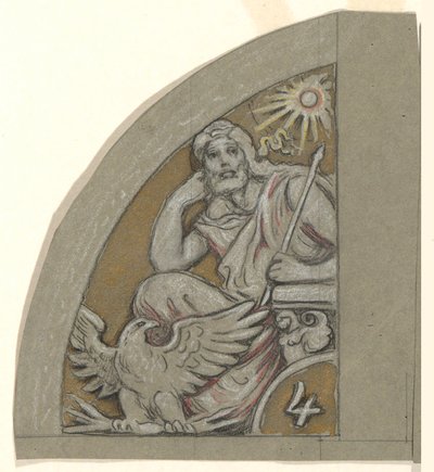 Estudo para Júpiter de Elihu Vedder