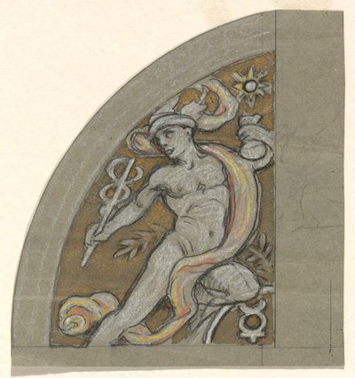 Estudo para Mercúrio de Elihu Vedder