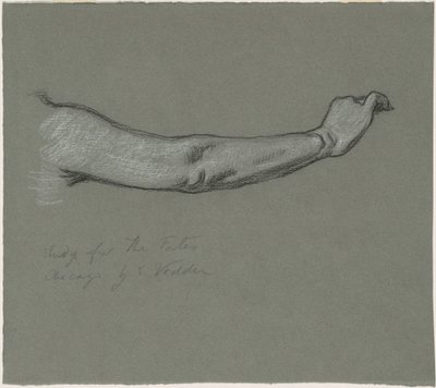 Estudo para "The Fates Gathering in the Stars" de Elihu Vedder
