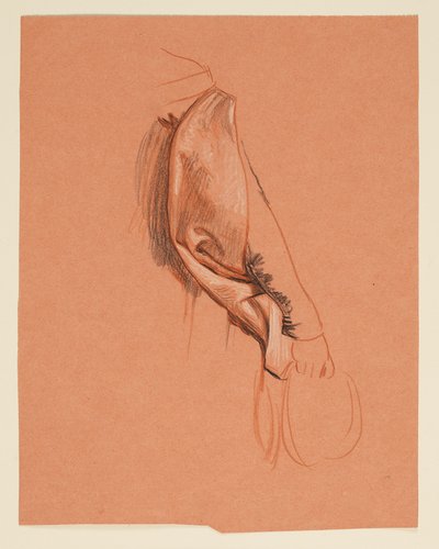 Estudo para "Procissão de casamento" de Elihu Vedder