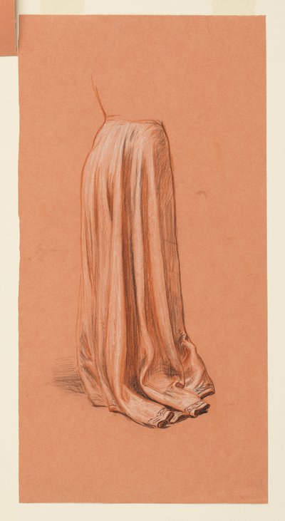 Estudo para "Procissão de casamento" de Elihu Vedder