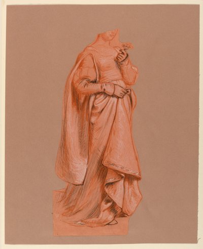 Estudo para "Procissão de casamento" de Elihu Vedder