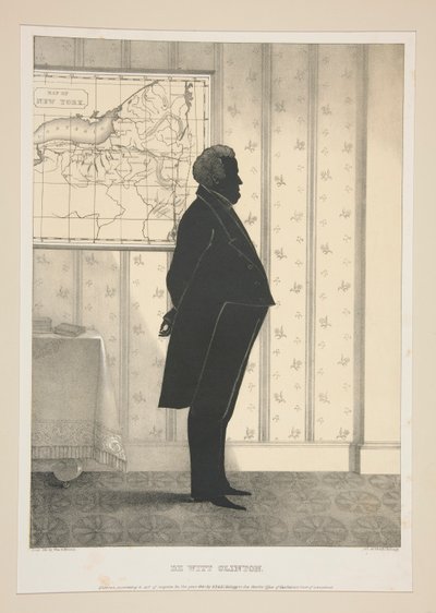 De Witt Clinton, de um conjunto de 27 retratos de Elijah C. Kellogg