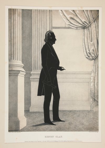 Henry Clay, a partir de um conjunto de 27 retratos de Elijah C. Kellogg