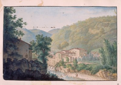 Paisagem montanhosa de Elisa Bonaparte