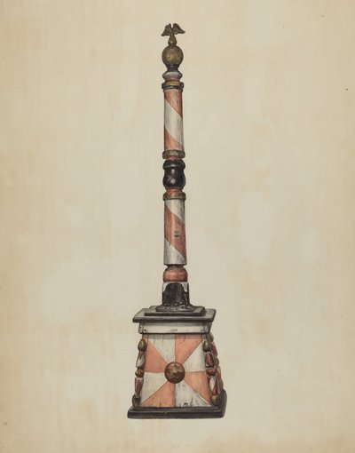 Poste de barbeiro de Elisabeth Fulda