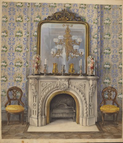 Parte de uma Sala de Estar, c. 1938. de Elisabeth Fulda
