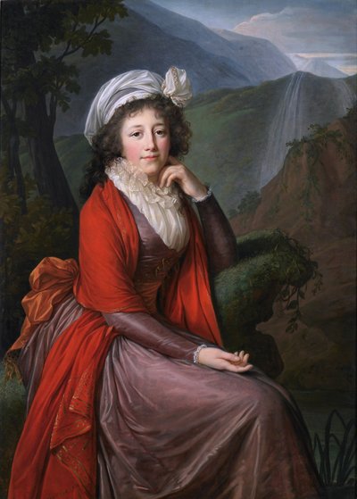 Retrato da Condessa Maria Theresia Bucquoi, nascida Parr de Élisabeth Louise Vigée Le Brun
