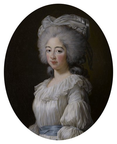 Retrato de Maria Joséphine de Saboia (1753-1810), condessa da Provença de Élisabeth Louise Vigée Le Brun