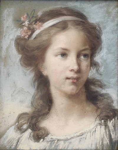 Retrato de uma jovem rapariga de Élisabeth Louise Vigée Le Brun