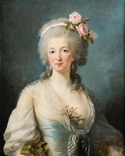 Presumível retrato de Joana de Valois-Saint-Rémy de Élisabeth Louise Vigée Le Brun