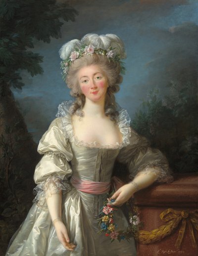 Retrato de Madame du Barry de Elisabeth Louise Vigee Lebrun