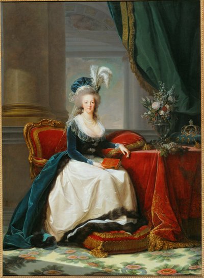 Rainha Maria Antonieta de Elisabeth Louise Vigee-Lebrun