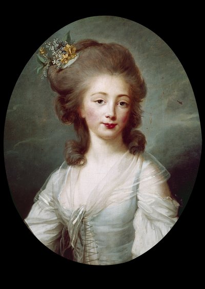 A Condessa de Cluzel (Marie-Térèse Antoinette de Cluzel) de Elisabeth Louise Vigee Lebrun