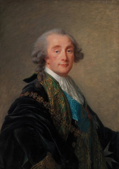 Alexandre Charles Emmanuel de Crussol-Florensac 1743-1815, 1787. de Elisabeth Louise Vigee Lebrun