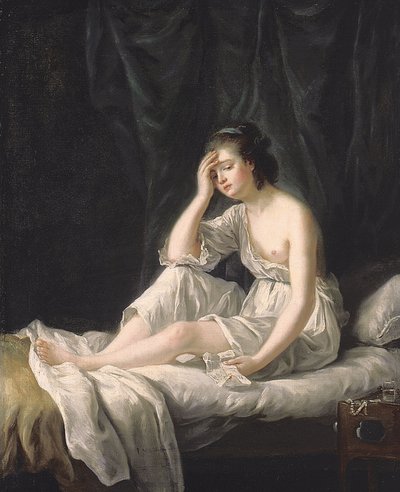 Virtude Irresoluta de Elisabeth Louise Vigee Lebrun