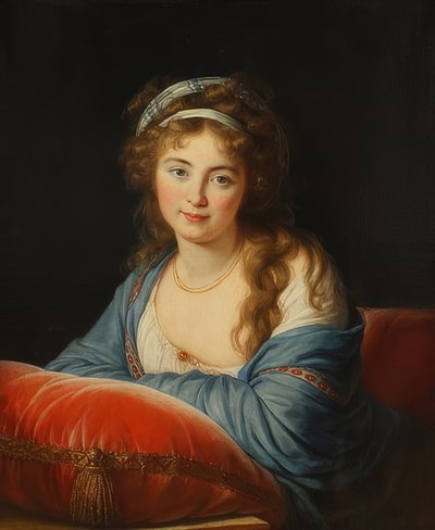 O conselho Catherine Vassilievna Skavronskaia. Por volta de 1795-96 de Elisabeth Louise Vigee Lebrun