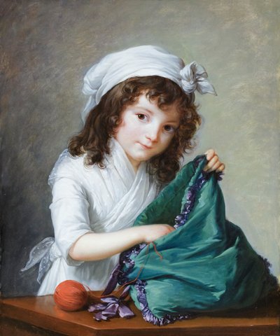 Menina Brongniart de Elisabeth Louise Vigee Lebrun