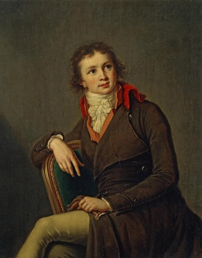 Retrato do Conde Pavel Alexandrovich Stroganov 1774-1817, 1790s de Elisabeth Louise Vigee Lebrun