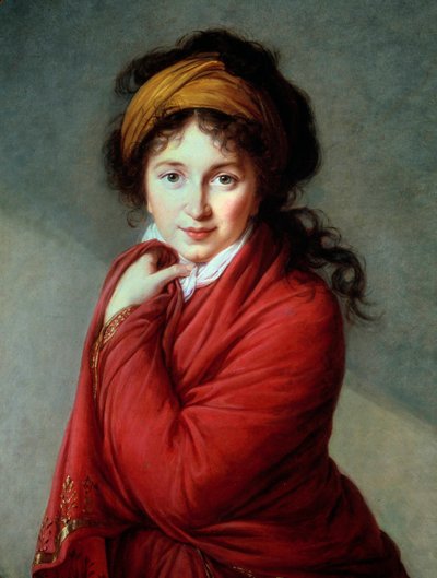 Retrato da Condessa Nathalie Golovine (Varvara Nikolaevna Golovina) (1724-1767) Pintura de Marie Elisabeth Louise Vigee Le brun (ou Vigee-Lebrun ou Vigee Lebrun) (1755-1842) Coleção particular do século XIX - Retrato da Condessa Nathalie Golovine (17 de Elisabeth Louise Vigee Lebrun