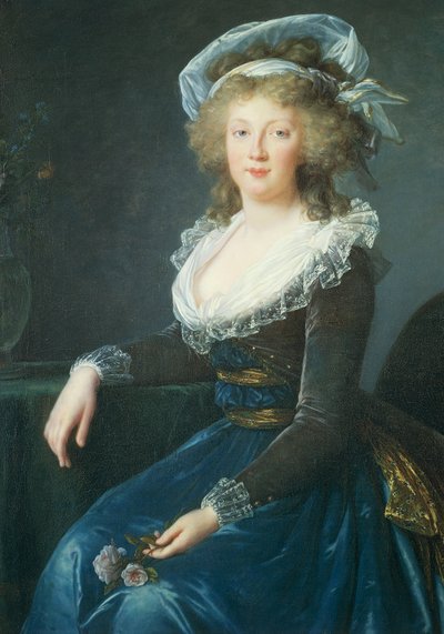 Retrato de Maria Teresa de Bourbon-Naples de Elisabeth Louise Vigee Lebrun