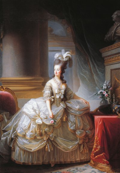 Retrato de Maria Antonieta (Viena de Elisabeth Louise Vigee Lebrun