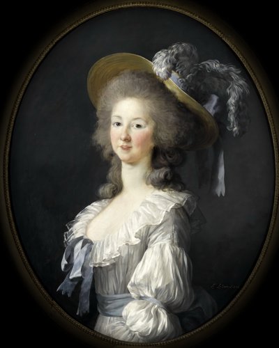 Retrato de Marie Louise de Savoy 1749-1792, princesa de Lamballe de Elisabeth Louise Vigee Lebrun