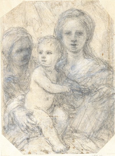 Nossa Senhora e o Menino de Elisabetta Sirani