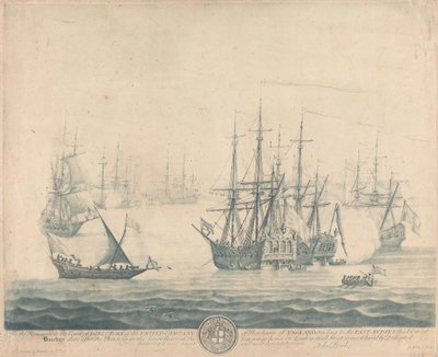 Vista de Bombaim de Elisha Kirkall