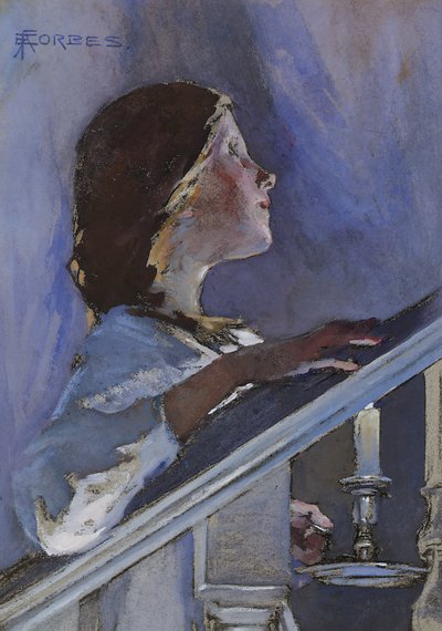 Boa noite, c.1890 de Elizabeth Adela Stanhope Forbes