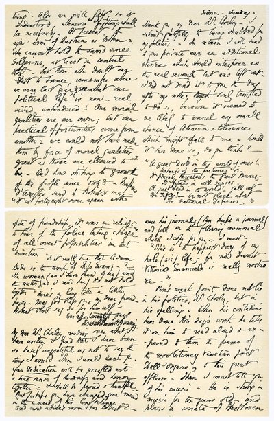 Carta de Elizabeth Barrett Browning a Henry F. Chorley, 1859. de Elizabeth Barrett